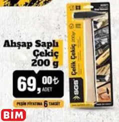 SGS AHŞAP SAPLI ÇEKİÇ 200 G